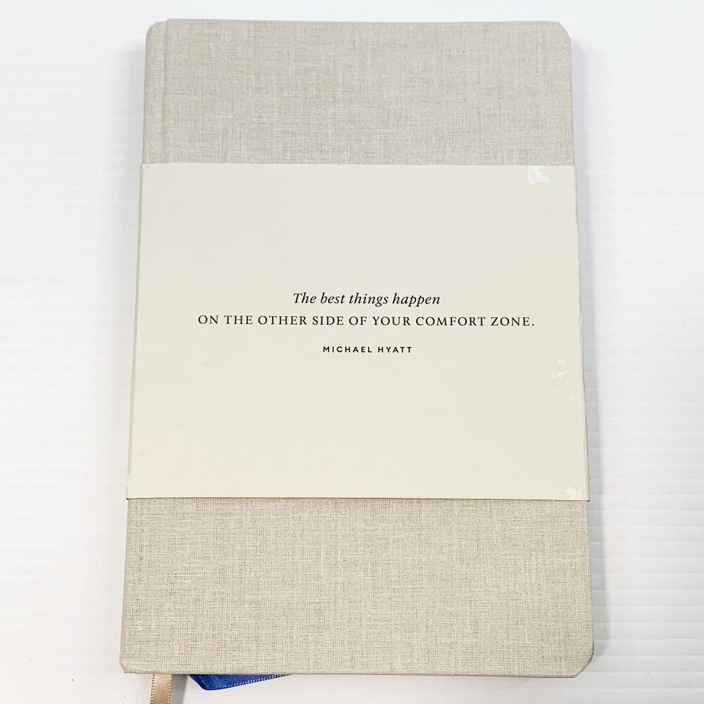 Full Focus Planner Michael Hyatt Journal Hardcover Quarterly Beige 9x6" UNUSED